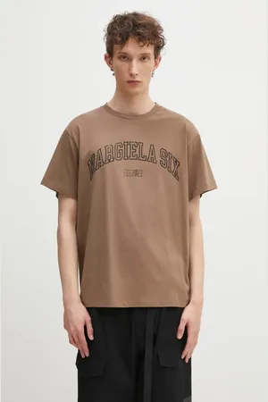 Maison Margiela T-shirt bawełniany męski kolor z nadrukiem SH0GC0046