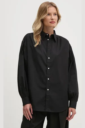 Ralph Lauren Koszula bawełniana damska kolor relaxed z kołnierzykiem klasycznym 211941512