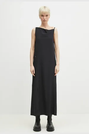 Y-3 Sukienka Slit Dress kolor maxi prosta JD1474