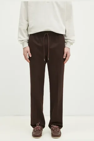 Drôle de Monsieur Spodnie z domieszką wełny Le Pantalon Droit Laine męskie kolor proste F-BP152-PL127-DBN
