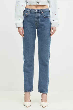 Sporty & Rich Jeansy Vintage Fit Denim damskie high waist JEAW231MB