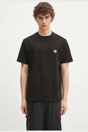 Kenzo T-shirt bawełniany Happy Tiger męski kolor gładki FF55TS5274SG.99J