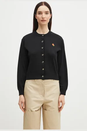 Kenzo Kardigan wełniany Pop damski kolor lekki FF52CA4823LB.99J