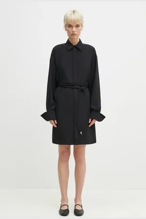 Sportmax Sukienka jedwabna Eolie kolor mini prosta 2512221031600