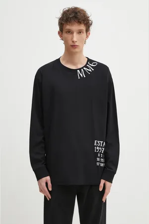 Maison Margiela Longsleeve bawełniany kolor z nadrukiem SH0GC0047