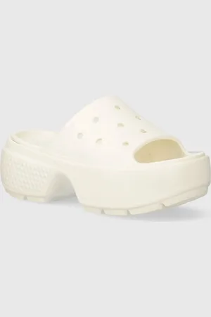 Crocs Klapki Stomp Slide damskie kolor na platformie 209346