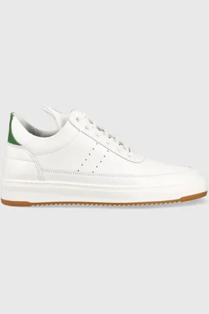 Filling pieces Sneakersy skórzane Low Top Bianco kolor 10127791926 10127791926-Green