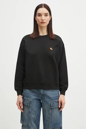 Kenzo Bluza bawełniana damska kolor gładka FF52SW1874MF.99J
