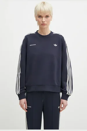 adidas Bluza x Sporty & Rich Sweatshirt damska kolor gładka JN5331