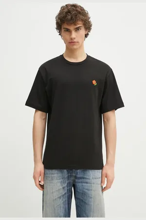 Kenzo T-shirt bawełniany Pop męski kolor gładki FF55TS5284SG.99J