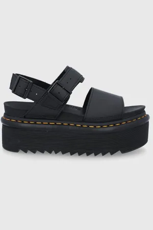 Dr. Martens Sandały skórzane Voss Quad damskie kolor na platformie DM26725001