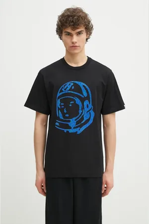 Billionaire Boys Club T-shirt bawełniany Cracked Flock Print Astro T-Shirt męski kolor z nadrukiem B25156