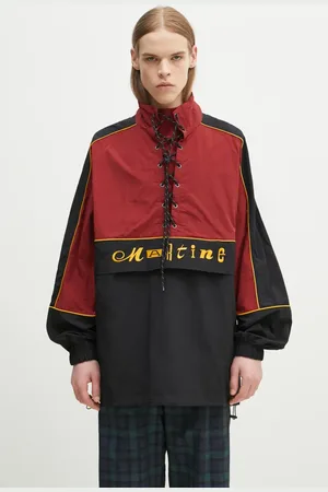 MARTINE ROSE Kurtka Lace Up kolor przejściowa oversize 173WP01027