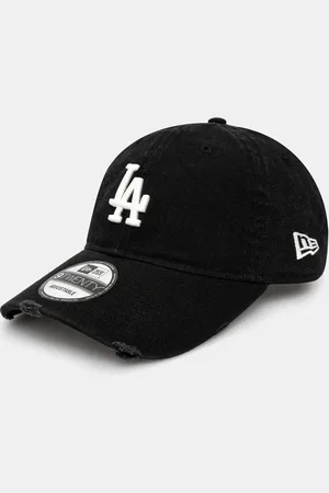 New Era Czapka z daszkiem bawełniana Distressed 920 LA kolor z aplikacją 60595229