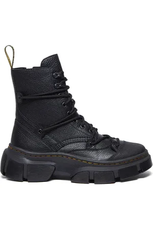 Dr. Martens Botki skórzane DMXL damskie kolor na platformie DM41646001