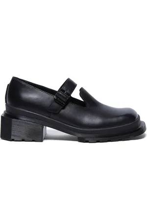Dr. Martens Półbuty skórzane Maybole MJ Mary Jane damskie kolor na platformie DM32075001
