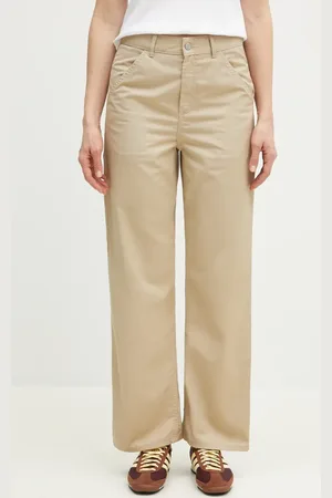 Carhartt Spodnie Simple Pant damskie kolor szerokie high waist I031562