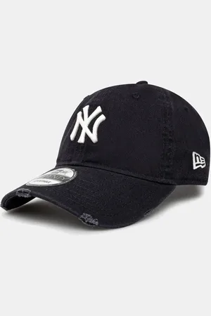 New Era Czapka z daszkiem Distressed 920 NYY kolor z aplikacją 60595226