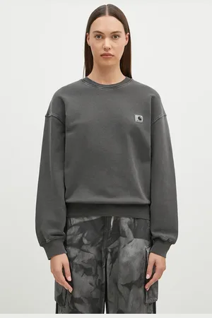 Carhartt Bluza bawełniana Nelson Sweatshirt damska kolor gładka I029537.87GD