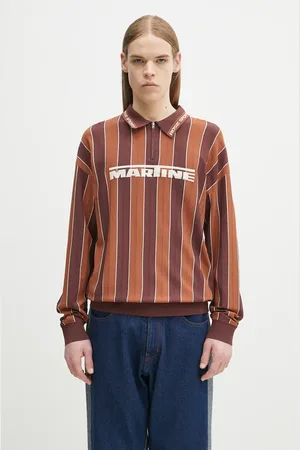 MARTINE ROSE Longsleeve Logo kolor wzorzysty 958YA12700