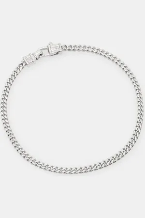 TOM WOOD Bransoletka srebrna Curb Bracelet M damska 100255