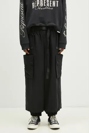 Y-3 Spodnie Washed Twill Cargo Pant męskie kolor w fasonie cargo JD3523