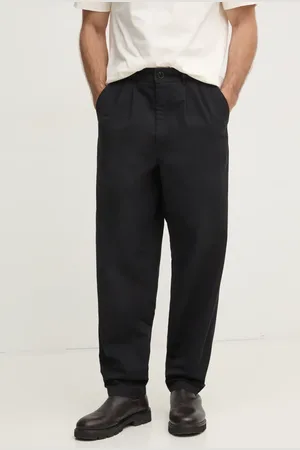 Barbour Spodnie bawełniane kolor w fasonie chinos MTR0756BK31