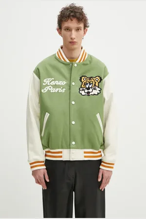 Kenzo Kurtka bomber z domieszką wełny x Verdy kolor przejściowa oversize FF58BL1509OH.48
