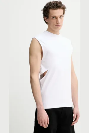 HELIOT EMIL T-shirt kolor SS25_M_09_136_WHT02