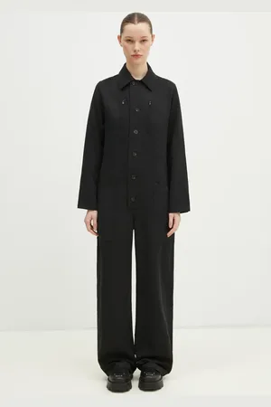 Y-3 Kombinezon Jumpsuit kolor z kołnierzykiemm JD3515
