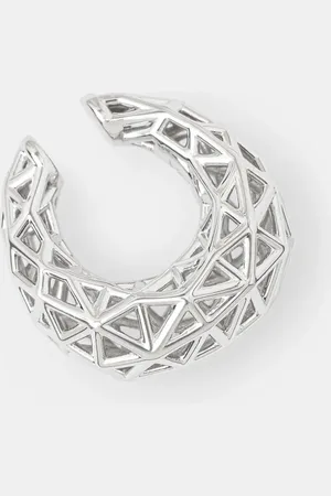 TOM WOOD Nausznica srebrna Maze Ear Cuff 101431