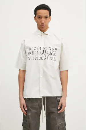 Maison Margiela Koszula bawełniana męska kolor relaxed SH0DR0007