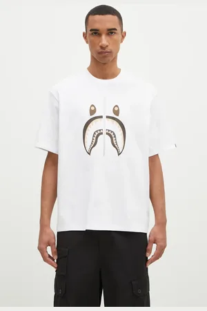 A Bathing Ape T-shirt bawełniany Shark Tee #2 męski kolor z nadrukiem 1K70110312