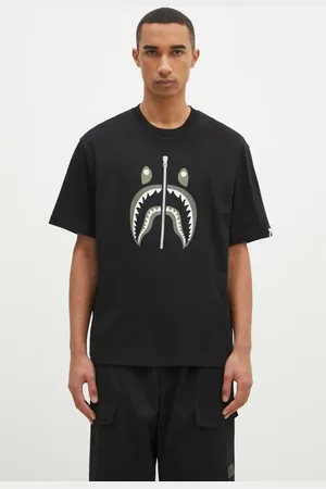 A Bathing Ape T-shirt bawełniany Shark Tee #2 męski kolor z nadrukiem 1K70110312