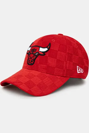 New Era Czapka z daszkiem welurowa Tonal Check 940 Bulls kolor z aplikacją 60595441