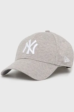 New Era Czapka z daszkiem bawełniana kolor z aplikacją 12523897-GREY
