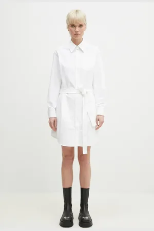 Kenzo Sukienka bawełniana kolor mini prosta FF52RO4059LO.01