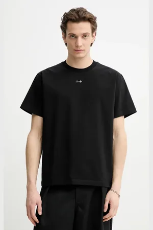 HELIOT EMIL T-shirt męski kolor gładki SS25_M_09_114_BLK01_CO