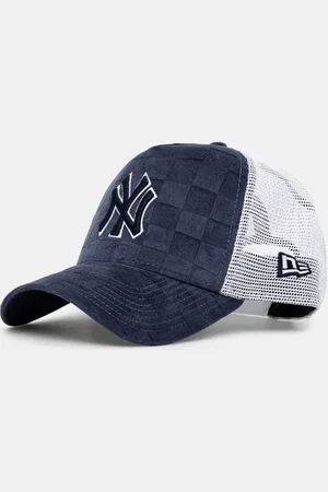 New Era Czapka z daszkiem Tonal Check Trucker NYY kolor wzorzysta 60595260