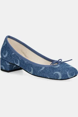 Marine Serre Czółenka Camille Moon Laser Denim MS x Repetto kolor na słupku WFW052A.CDEN0002
