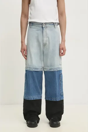 Vetements Jeansy Deconstructed Triple Cargo męskie UA66PA510N
