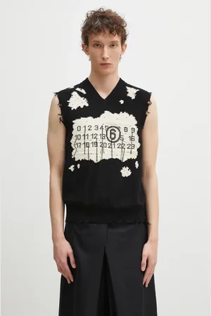 Maison Margiela Kamizelka bawełniana kolor SH0FB0009