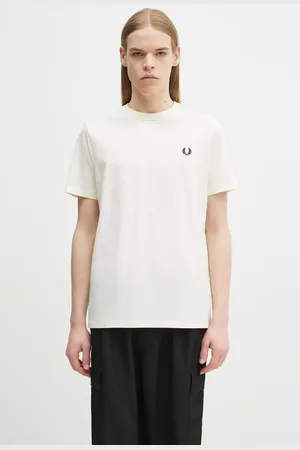 Fred Perry T-shirt bawełniany męski kolor z aplikacją M1600.560