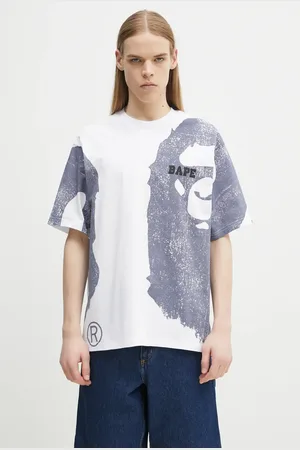 A Bathing Ape T-shirt bawełniany Water Print College męski kolor wzorzysty 1L30109339