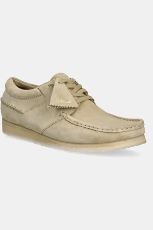 Clarks Półbuty zamszowe Wallabee Boat męskie kolor 26175753