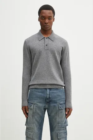 Norse projects Sweter wełniany Norse Standard Merino Lambswool Polo męski kolor N45.0621.1500