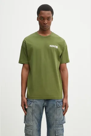 Kenzo T-shirt bawełniany Boke Flower 2.0 męski kolor z nadrukiem FF55TS4894SG.50