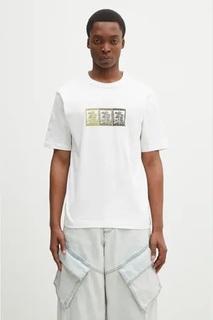 Norse projects T-shirt bawełniany Holger Post Stamp Print T-Shirt męski kolor z nadrukiem N01.0686.0001