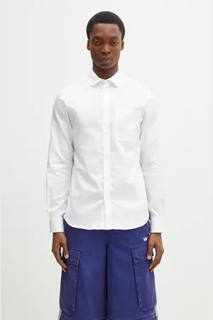 Kenzo Koszula bawełniana męska kolor slim FF55CH2029JA.01