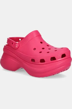 Crocs Klapki Classic Bae Clog W damskie kolor na platformie 206302.6ZQ